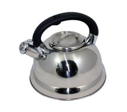 Condere 3 Litre Whistling Kettle - Silver