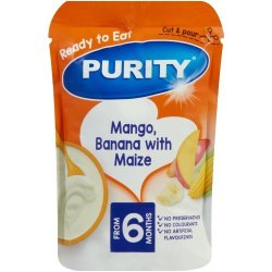 Purity Pureed Food Mango Banana & Maize 100G