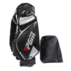 Pgm Standard Waterproof Durable Multi Pocket Golf Bag - Black & Grey