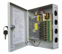 Cctv surveillence Dc 12v 9 Output Camera Power Supply Box
