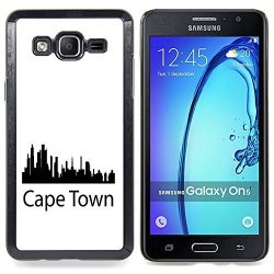 Stplus Cape Town South Africa City Skyline Silhouette Postcard Hard Cover Case For Samsung Galaxy ON5