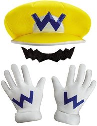 Disguise Costumes - Toys Division Disguise Wario Super Mario Bros. Nintendo Child Costume Kit