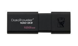 Kingston Datatraveler 100 G3 128GB USB 3.2 Gen 1 Type-a Black USB Flash Drive DT100G3 128GB