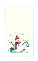 Happy Holidays Snowman Tea Towel Kitchen Dish Towel Christmas Kitchen Decor Handmade Hostess Gift