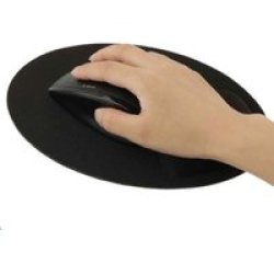 Tuff-Luv Ultra Slim Gel And Cloth Wrist Supporter Mouse Pad - Black