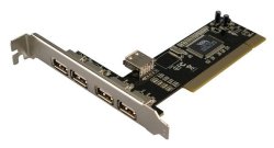 PCI 4 Port + 1 Internal USB2.0 Card