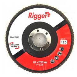 Abrasive Diy Flap Disc 115MM X 22.23MM - 120 Grit