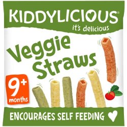 Kiddylicious Veggie Straws 12G - 9 Months