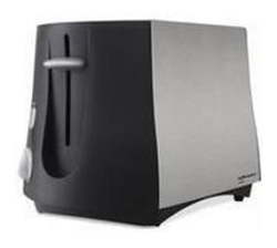 Mellerware 2 Slice Stainless Steel Finish Toaster- 800W Rated Power
