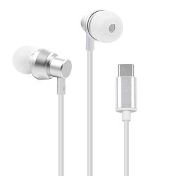Mindorlen USB Type C Earphones. Digital Bass Earbuds Hearphones With Microphone For Google Pixel 2 3 XL Samsung Essential Huawei Moto Oneplus Htc Xiaomi Etc.