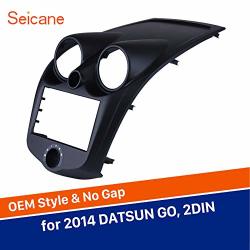 Oem Style 17398MM Double Din In Dash Car Stereo Radio Fascia Panel For 2014 Datsun Go Cover Trim Frame Installation Kit