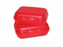 Tupperware Set of 4 Smidgets 1 Ounce Mini Containers Green, Blue, Black and  Red