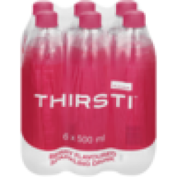 Thirsti Berry Flavoured Sparkling Drinks 6 X 500ML