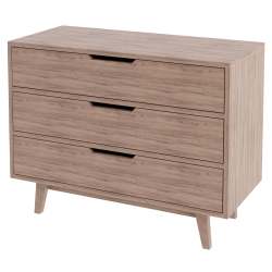 Cooper Chest Of 3 Drawers - White Oak
