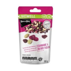 Live Well Edamame & Berry Fusion Mix 90G