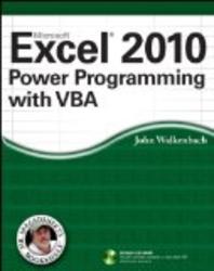 Excel 2010 Power Programming with VBA Mr. Spreadsheet's Bookshelf