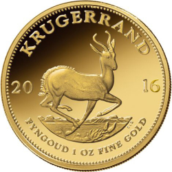 1oz Krugerrand Uncirculated Bullion Gold Coin In Gel Case