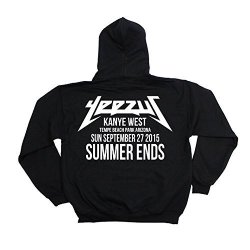 Cristees Design Yeezus Tour Black Hoodie Summer Ends Music Fest - Yeezy - Yeezus Merch - Yeezus Tour 3XL Black