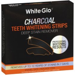 White Glo Charcoal Deep Stain Remover Activated Charcoal Strips Remove 10 Years Of Stains In 7 Days Long Lasting Results Comfortable Use With Non-slip