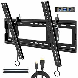 Tilt Tv Wall Mount Blue Stone Universal Tv Bracket Low Profile For Most 32-83 Inch Flat Screen LED Oled Lcd 4K Curved Tvs With