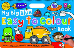 My Big Blue Easy To Colour Book
