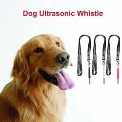 3PCS Dog Whistle To Stop Barking Dog Whistle Adjustable Pitch Ultrasonic Recall Training Tool Silent Dog Bark Control Whistle