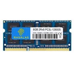 8GB DDR3 8GB 1600 DDR3 Rasalas PC3L-12800S DDR3L 1600 Mhz 2RX8 PC3L-12800S 8GB 1.35V 204-PIN CL11 Dual Rank RAM Laptop Chips