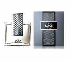 Avon Luck For Him Eau De Toilette Spray 2.5 Fl Oz Brand New Fresh Sealed Sold By The Glam Shop