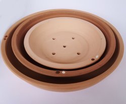 Bonsai Pots - Brown Clay - Extra Large