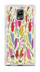 Spring Flowers Clear Hardshell Case For Galaxy Note 4