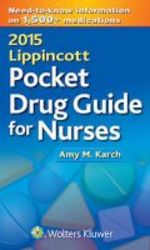 2015 Lippincott Pocket Drug Guide For Nurses Paperback Third North American Edition