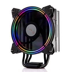 Golden Field PBZ8 Cpu Cooler Heastink With 4 Heatpipes & 120MM LED Fan Computer Cpu Air Cooling Cooler Radiator For Intel & Amd