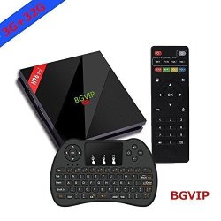 Bgvip Upgraded Android 7.1 H96 Pro+ Tv Box 3GB 32GB Amlogic S912 Octa Core Dual Band Wifi Supports Set-top Box With Wireless Backlight Keyboard