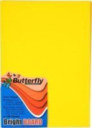 - Board - A4 Bright 160GSM - Yellow Pack Of 100