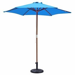 Homejoys Outdoor Patio Umbrella Stand Base Round Rose Patio Umbrella Base Stand Patio Offset Umbrella Weights Fit 8 9FT