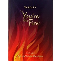 Yardley You're The Fire Aftershave 100ML