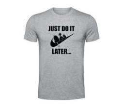 Snoopy-tshirt-just Do It Later Small