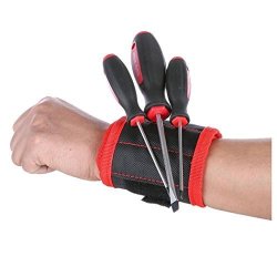 Magnetic Wristband Inkach 3 Magnetic Wristband Pocket Tool Belt Pouch Bag Screws Holding Working Helper Gadget