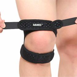 Knee Breathable Support Adjustable Brace Patella Tendon Strap Support For Runners And Jumpers Pain Relief Helps Injured Arthritic S St