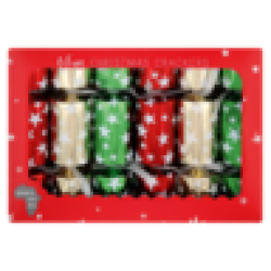 Foil Christmas Crackers 6 Pack