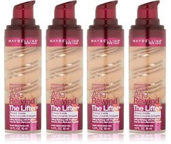 4 Pack Maybelline New York Instant Age Rewind The Lifter Makeup Honey Beige 1 Fluid Ounce