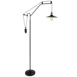Bright Star Lighting - Metal Floor Lamp With Counter Weight