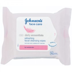 Johnsons Facial Cleansing Wipes For Normal Skin 25's