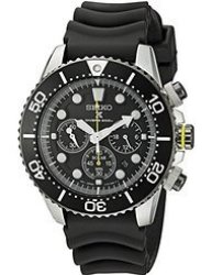 Seiko Men's Ssc021 Solar Diver Chronograph Watch