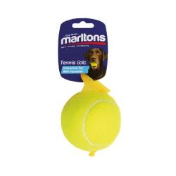 Marltons Squeaky Tennis Ball Large 1 Pack