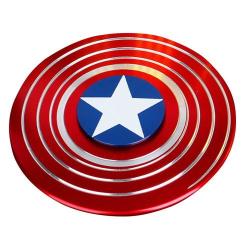 Superhero Metal Fidget Spinner - Captain America Red
