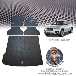 BMW X6 E71 2008-2014 Custom Rubber Floor Mats For