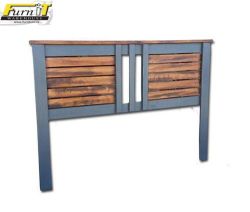 Rustic Henro Style Queen Size Headboard Only - Solid Wood