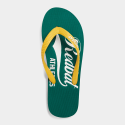 Deals on Redbat Athletic apos S Men apos S Yellow green Flip Flops