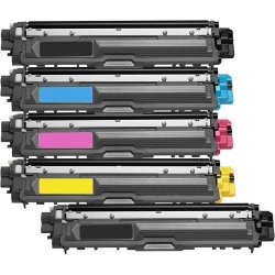 1 Pack + 1 Black Of Total 5 Inktoneram Replacement Toner Cartridges For Brother TN221 TN225 Bk c m y TN-221 TN-225 Combo Pack MFC-9340CDW HL-3170CDW HL-3170CW